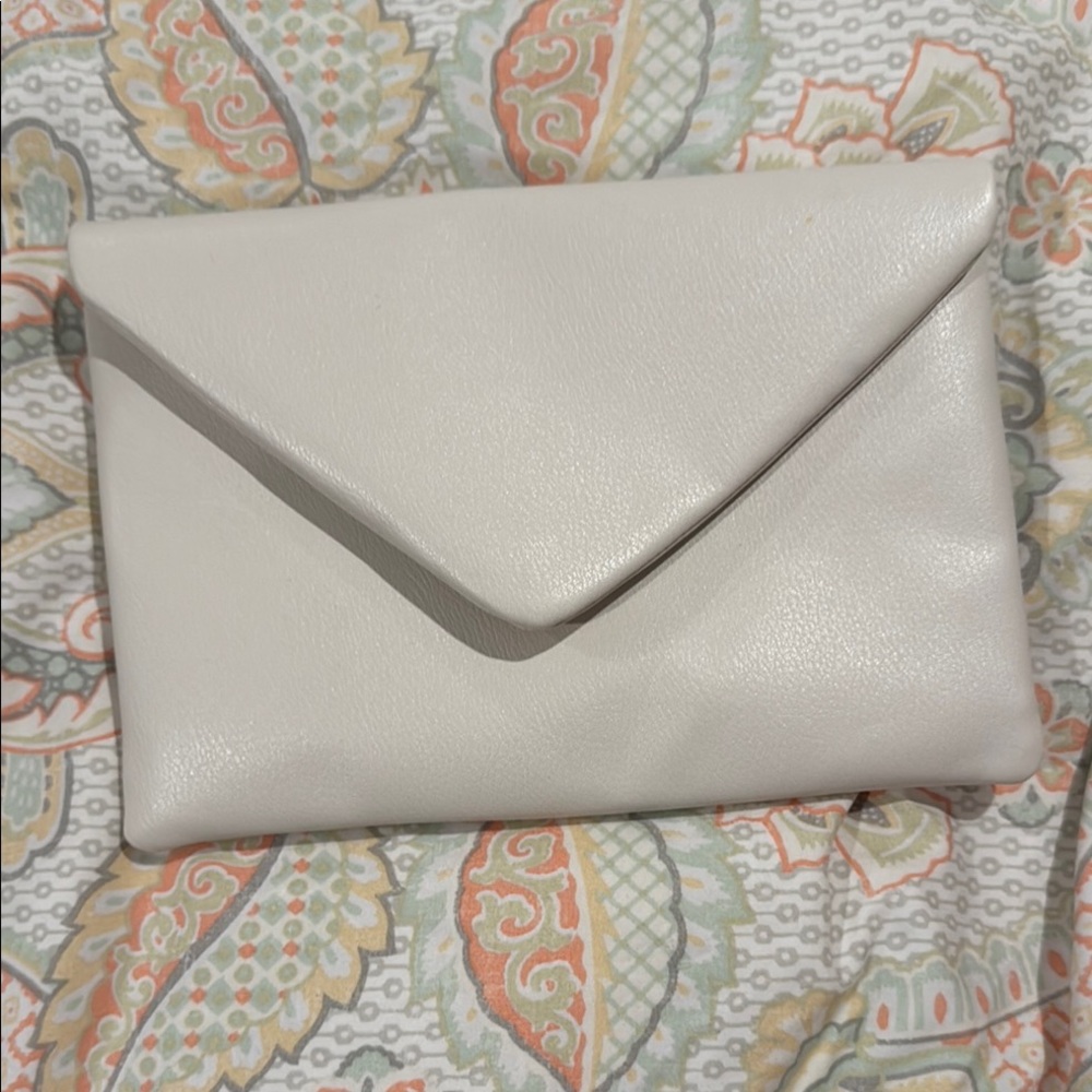 A New Day Cream Envelope Clutch